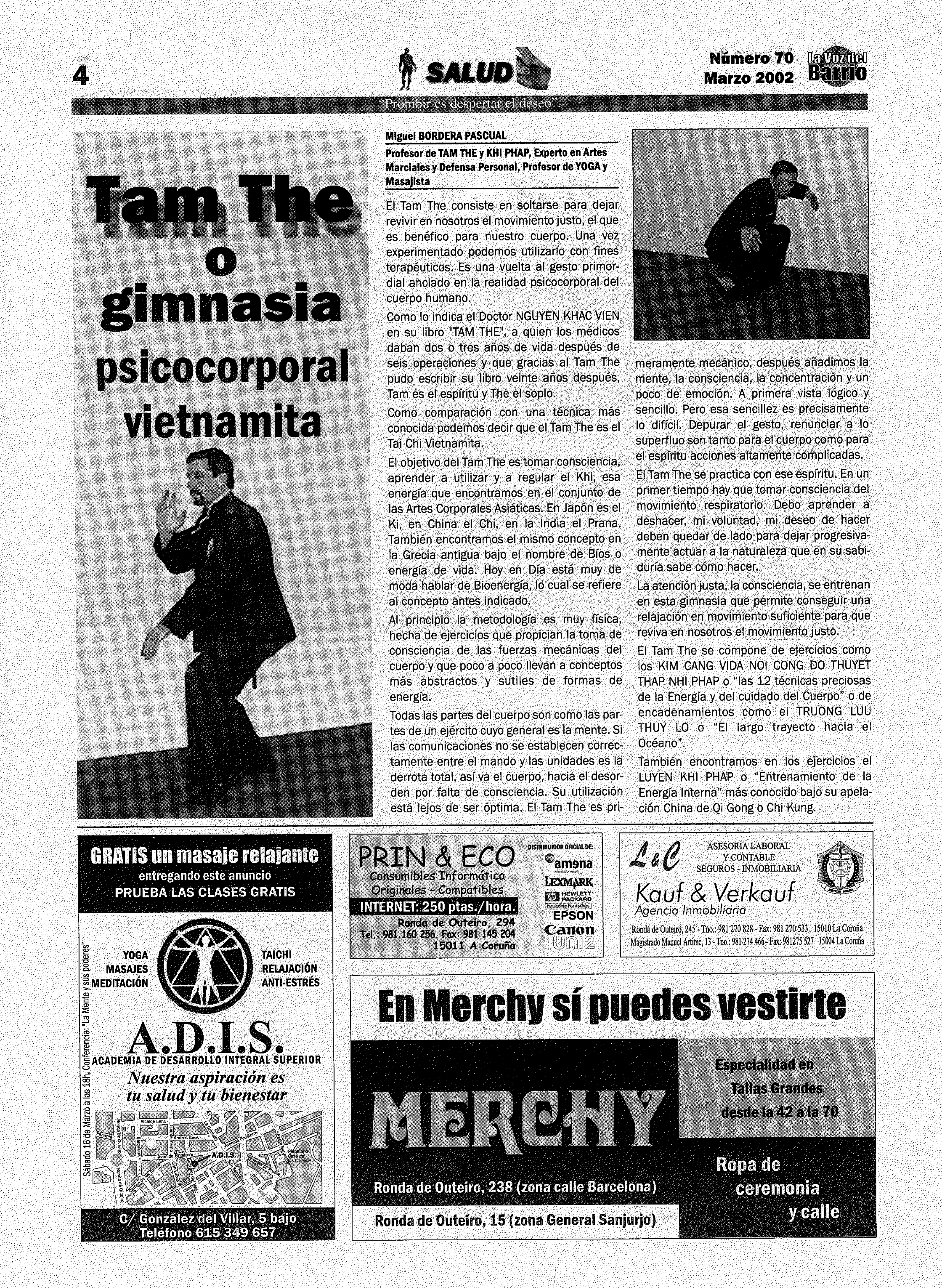 Diploma de Tam The — tai chi vietnamita